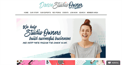 Desktop Screenshot of dancestudioowner.com